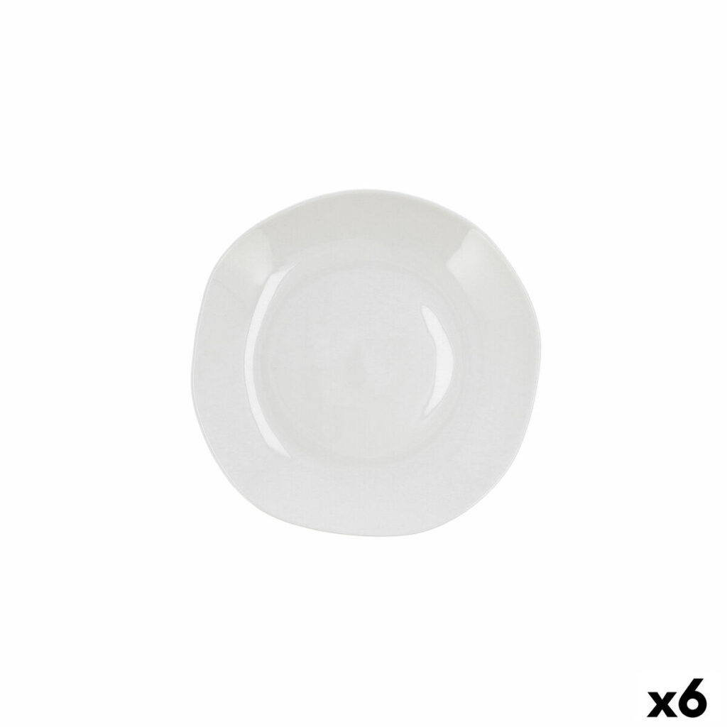 Βαθύ Πιάτο Ariane Earth Κεραμικά Λευκό 23 cm (x6)