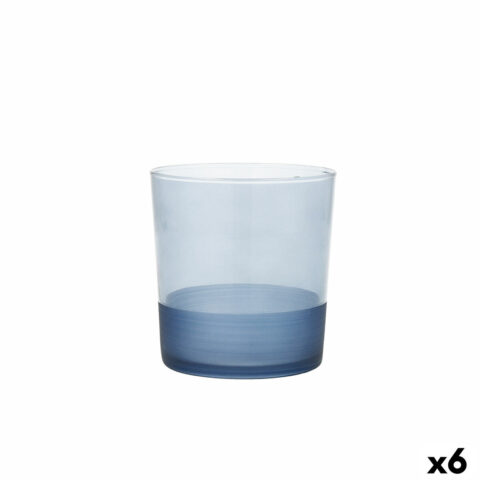 Ποτήρι Quid Pincel Μπλε Γυαλί 380 ml (x6)