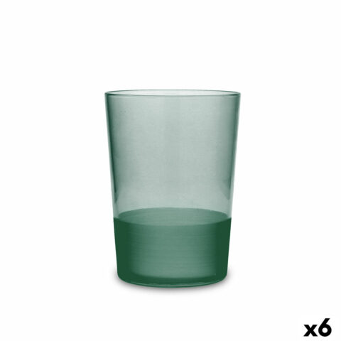 Ποτήρι Quid Pincel Πράσινο Γυαλί 510 ml (x6)
