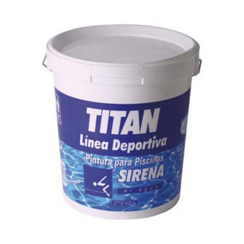 Ακρυλικό χρώμα Titan Sirena 183271004 Μπλε Πισίνα Ματ 4 L