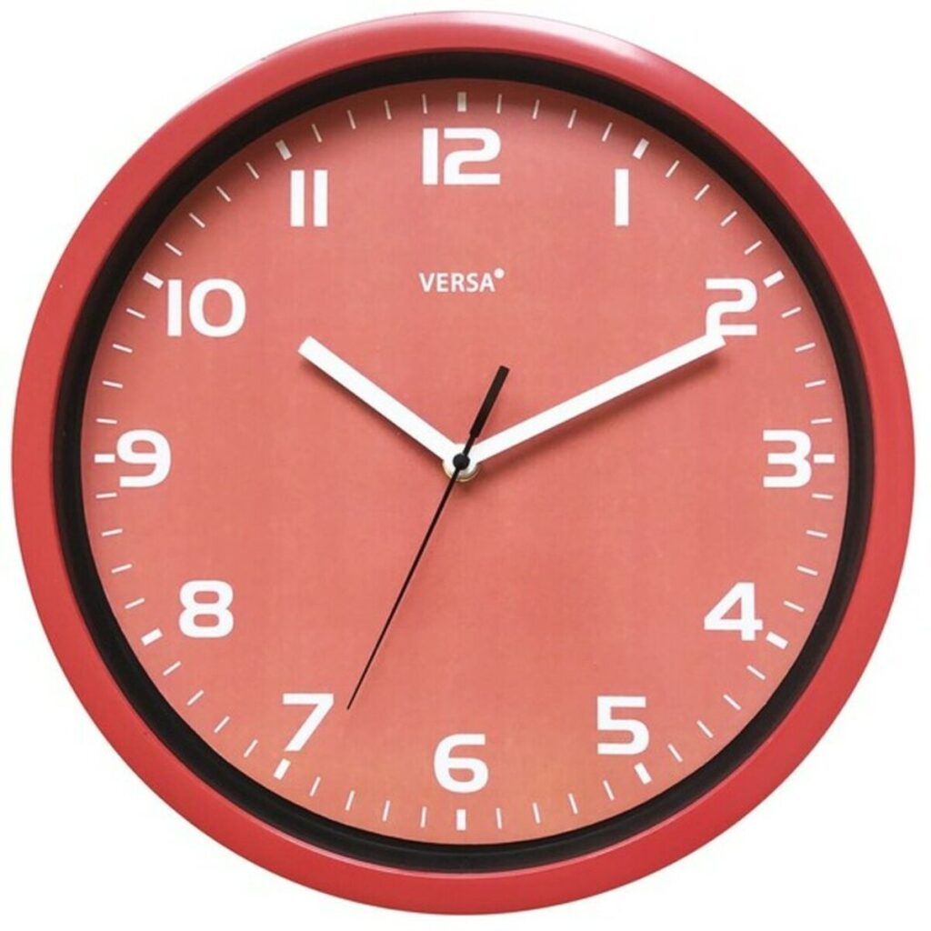 Ρολόι Τοίχου (Ø 30 cm) Πλαστική ύλη