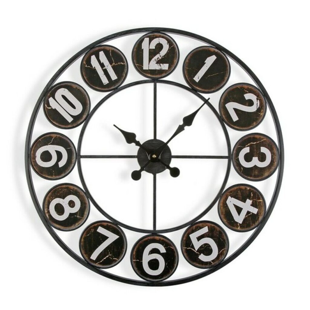 Ρολόι Τοίχου Versa 4 x 60 x 60 cm Μέταλλο (Ø 60 cm)