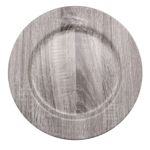 Ρηχό Πιάτο Versa Γκρι Διακοσμητική κανάτα πολυπροπυλένιο (33 x 33 cm)