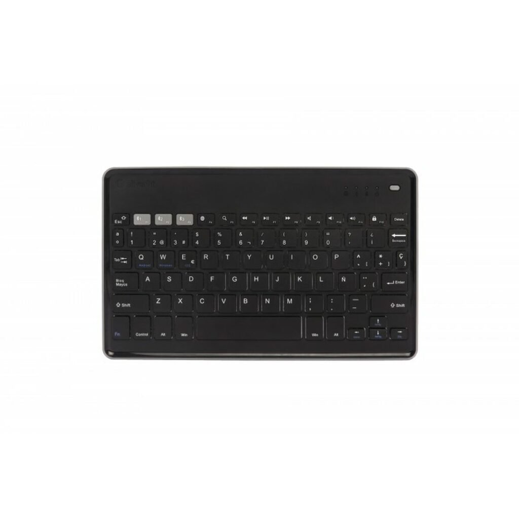 Πληκτρολόγιο Bluetooth με Bάση για Tablet Silver Electronics 111936840199 Μαύρο