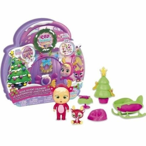 Playset IMC Toys Cry Babies Rosie's Advent Calendar + 3 Ετών 24 Τεμάχια
