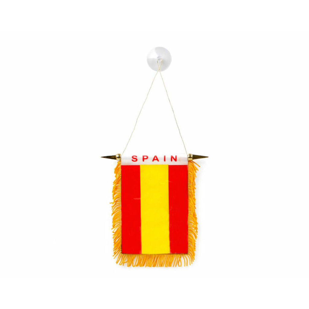 Σημαία 12 cm Ισπανία Στερέωση με βεντούζα