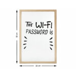 Λευκή σανίδα The WIFI Password