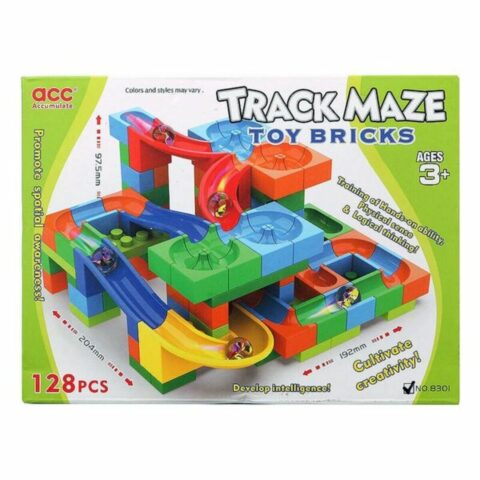Παιχνίδι Kατασκευή με Τουβλάκια Track Maze 118063 (128 pcs)