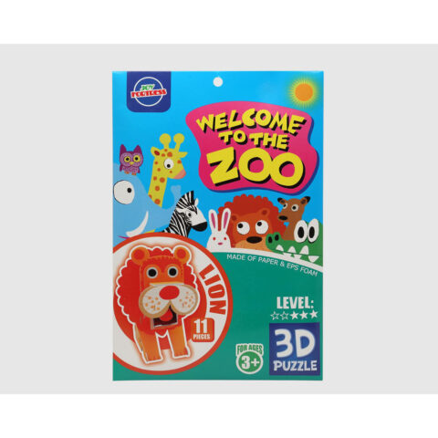 3D Παζλ Zoo Λέων 27 x 18 cm 11 Τεμάχια