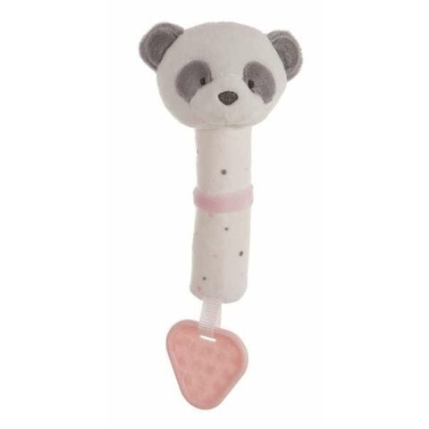 Μασητικό οδοντοφυΐας για το Μωρό Αρκούδα Πάντα Ροζ 20cm