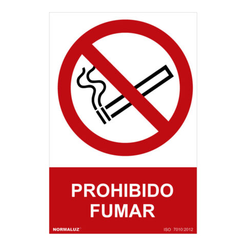 Ταμπέλα Normaluz Prohibido fumar PVC (30 x 40 cm)