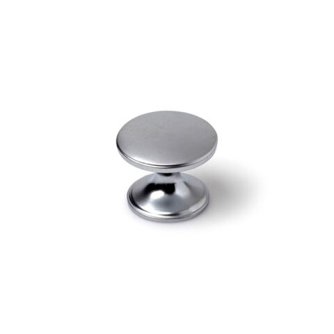Κουμπί Rei 756 Στρόγγυλο Ματ Chrome Ασημί Μέταλλο 4 Μονάδες (Ø 33 x 27 mm)