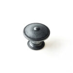 Κουμπί Rei 3121 Στρόγγυλο Ασημί Μέταλλο 4 Μονάδες Φθαρμένο (Ø 30 x 24 mm)