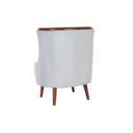 Κάθισμα DKD Home Decor Ξύλο Καφέ πολυεστέρας Celeste (65 x 69 x 80 cm)