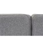 Καναπές-Κρεβάτι DKD Home Decor 203 x 87 x 81 cm Γκρι Μέταλλο Καφέ