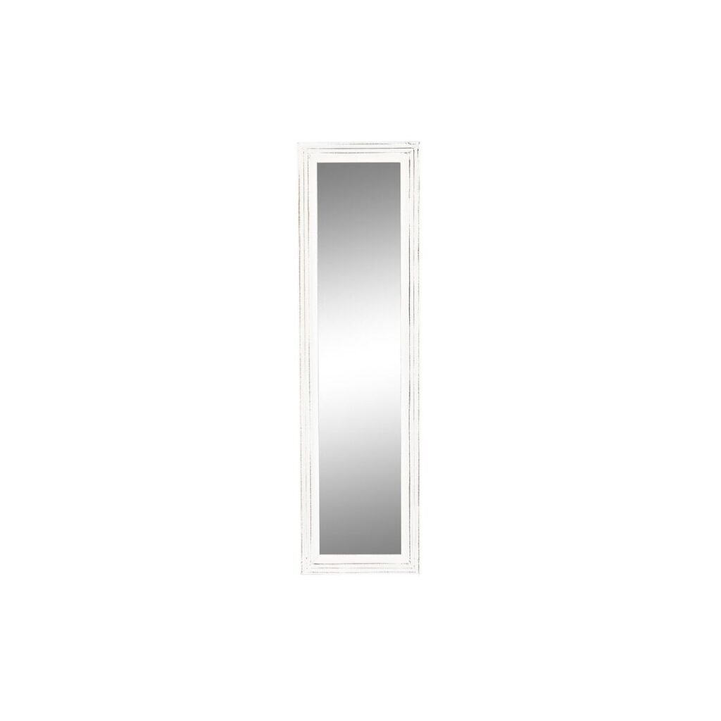 Τοίχο καθρέφτη DKD Home Decor Λευκό Ξύλο Κρυστάλλινο Ξύλο MDF Μαρινάτος Scandi 160 x 2