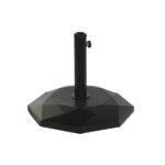 Βάση ομπρέλας DKD Home Decor Μαύρο Ανοξείδωτο ατσάλι Σκυρόδεμα (48 x 48 x 39