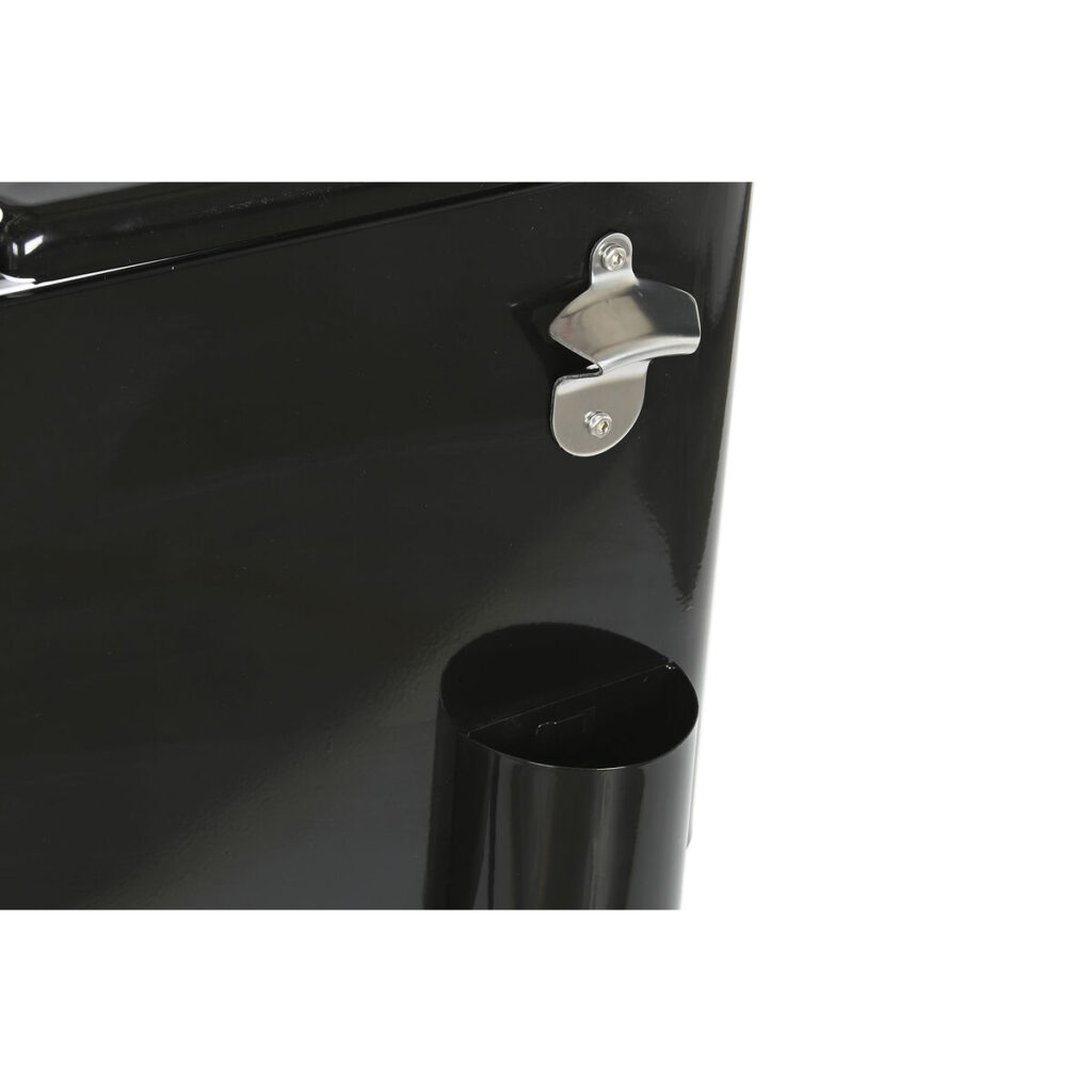 Φορητό Ψυγείο Θερμός DKD Home Decor 74 x 43 x 83 cm Μαύρο Χάλυβας Αλουμίνιο πολυπροπυλένιο 56 L