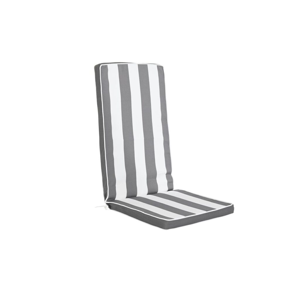 Μαξιλάρι έδρας DKD Home Decor Γκρι Λευκό (42 x 4 x 115 cm)