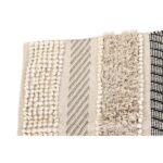 Χαλί DKD Home Decor 180 x 120 x 1 cm Μαύρο Μπεζ βαμβάκι Boho