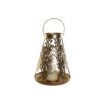 Lanterne DKD Home Decor Χρυσό Μέταλλο 25 x 25 x 42 cm