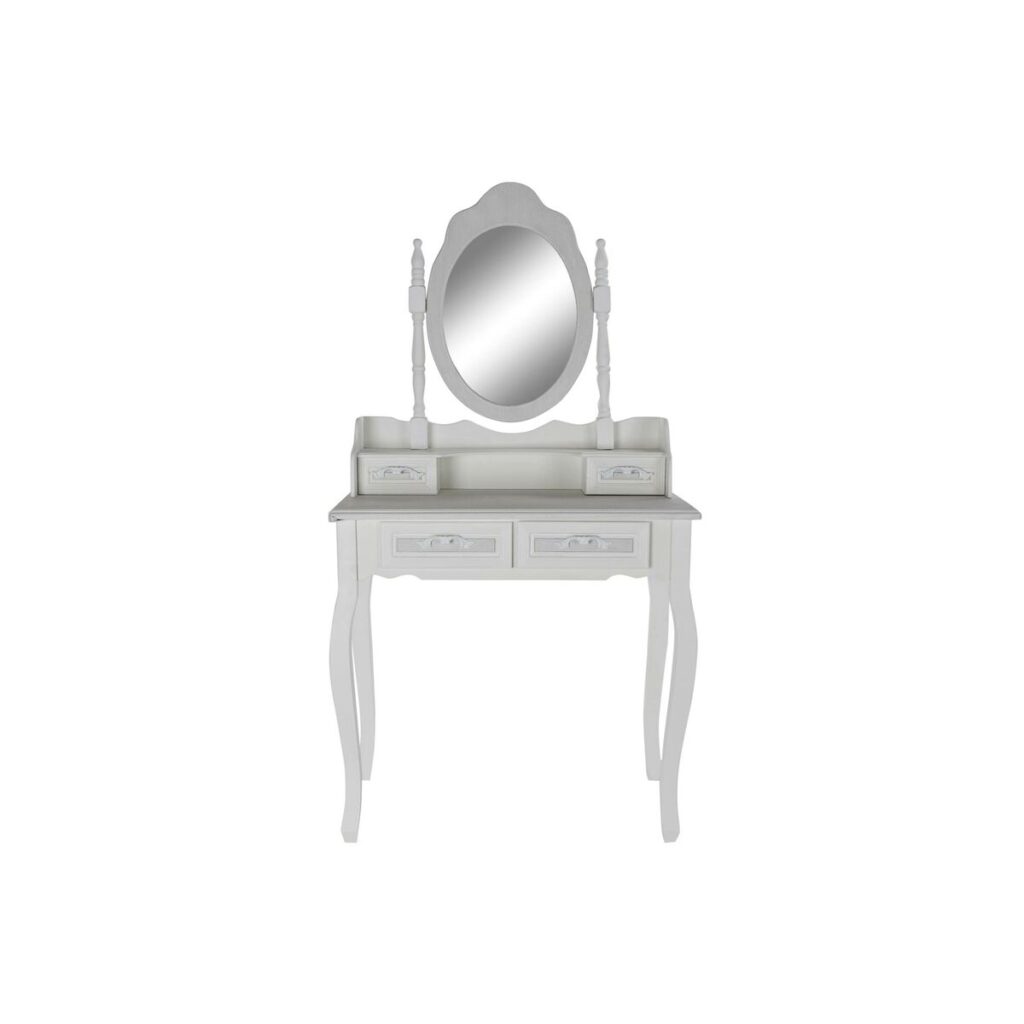 Ντουλάπα DKD Home Decor Καθρέφτης Λευκό ABS Ξύλο MDF (75 x 42 x 140 cm)