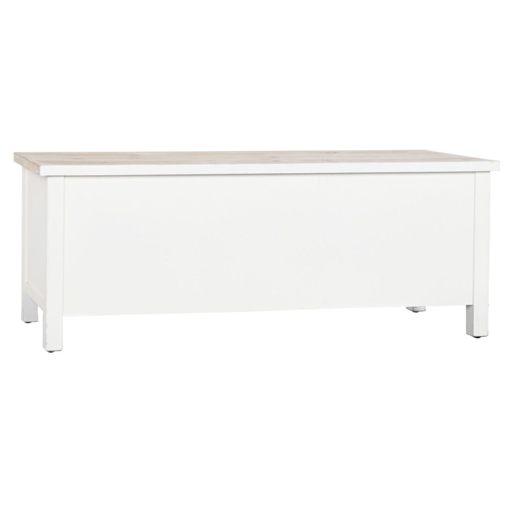 Τηλεόραση DKD Home Decor Έλατο Λευκό Ξύλο MDF 120 x 40 x 45 cm