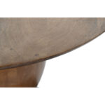Τραπεζάκι Καφέ DKD Home Decor Αλουμίνιο ξύλο ακακίας 80 x 80 x 38 cm
