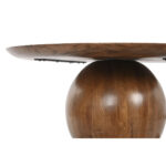 Τραπεζάκι Καφέ DKD Home Decor Αλουμίνιο ξύλο ακακίας 80 x 80 x 38 cm