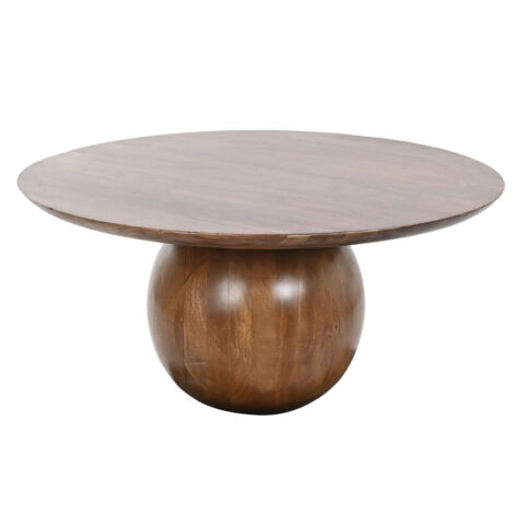 Τραπεζάκι Καφέ DKD Home Decor Αλουμίνιο ξύλο ακακίας 80 x 80 x 38 cm