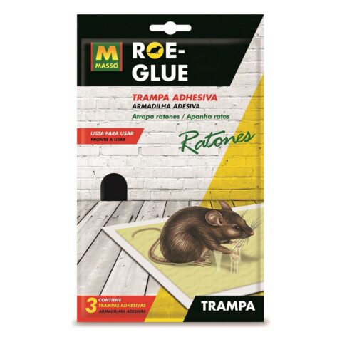 Δηλητήριο για τρωκτικά Massó Roe-glue Κουτί με παγίδα κόλλας