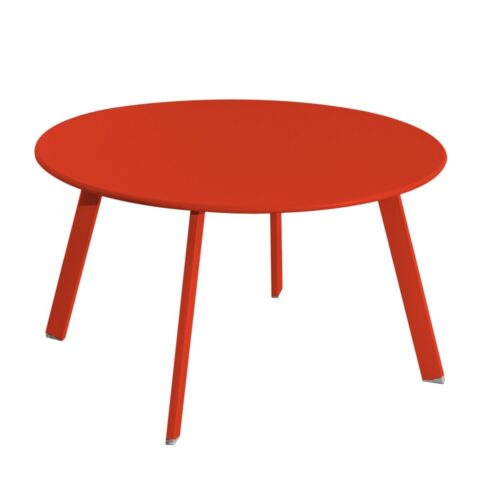 Βοηθητικό Τραπέζι Marzia Κόκκινο Χάλυβας 70 x 70 x 40 cm