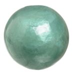 Μπάλες CAPIZ Διακόσμηση Μπλε Καφέ 10 x 10 x 10 cm (8 Μονάδες)