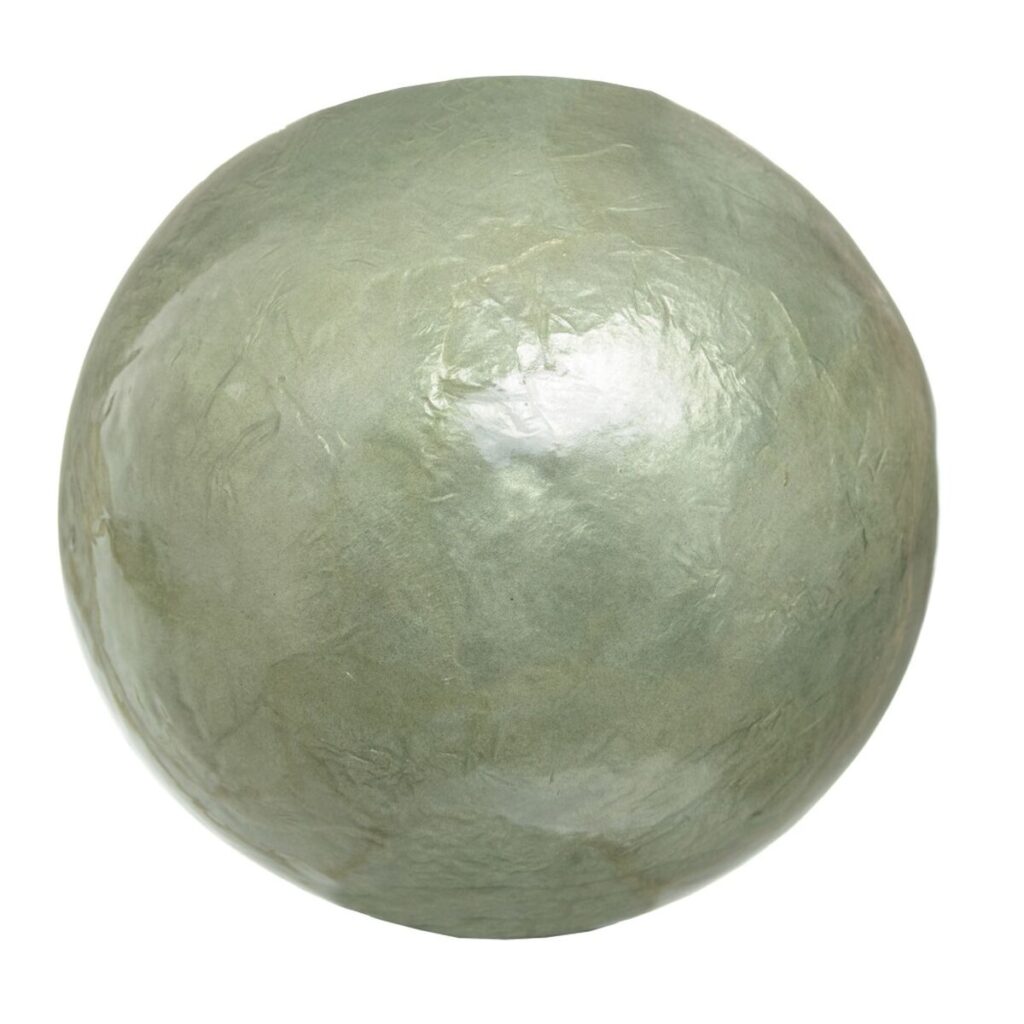 Μπάλες CAPIZ Διακόσμηση Μπλε Καφέ 10 x 10 x 10 cm (8 Μονάδες)