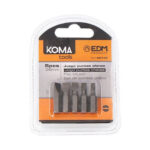 Σετ κεφαλών Koma Tools 25 mm Flat