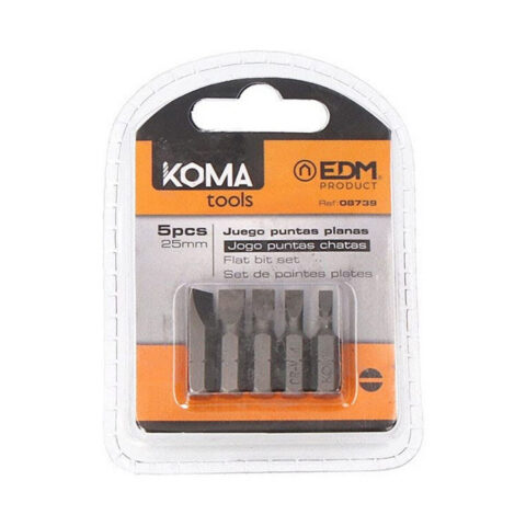 Σετ κεφαλών Koma Tools 25 mm Flat