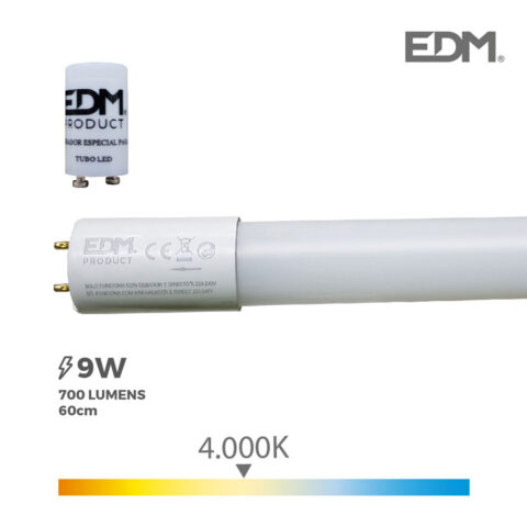 LED Σωλήνας EDM 9 W T8 F 700 lm (4000 K)