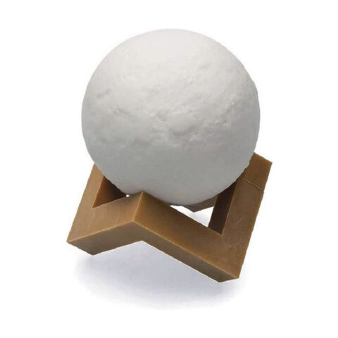 Επιτραπέζιο Φωτιστικό EDM Ø 8 cm Φεγγάρι Λευκό 3