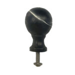 Κουμπί EDM Μαύρο Χάλυβας Ball (25 mm)