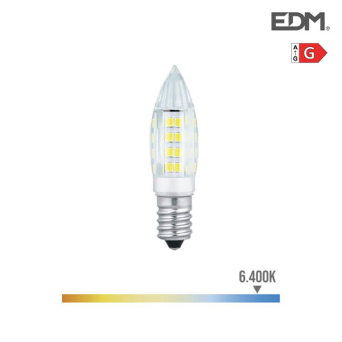 Λάμπα LED EDM E14 3 W G 250 Lm (6400K)