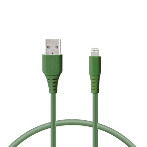 Καλώδιο Δεδομένων/Φόρτισης με USB KSIX Πράσινο 1 m