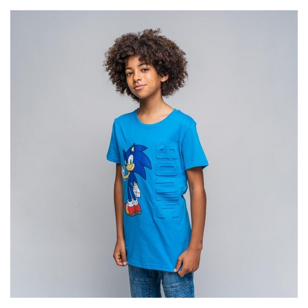 Παιδικό Μπλούζα με Κοντό Μανίκι Sonic