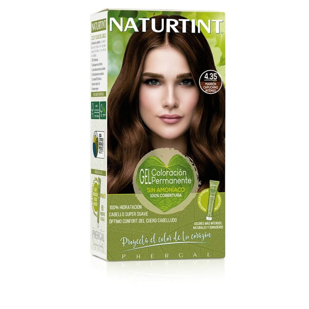 Μόνιμη Βαφή Naturtint Naturtint 4.35 marrón capuccino intenso Χωρίς αμμωνία (170 ml)