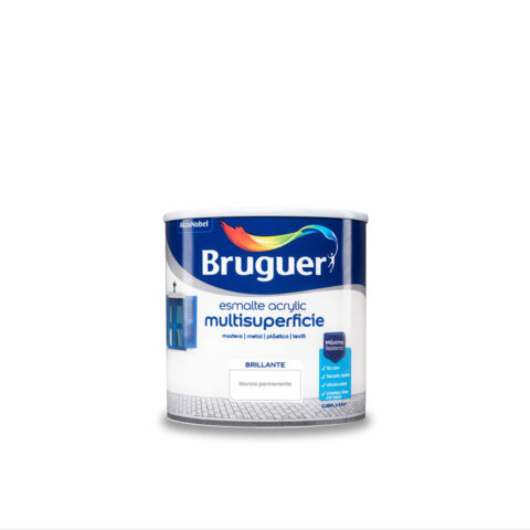 Ακρυλικό χρώμα Bruguer Λευκό Ακρυλικό σμάλτο (250 ml)