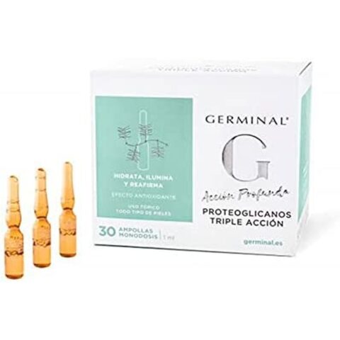 Αντιγηραντική Θεραπεία για το Πρόσωπο και το Λαιμό Germinal Acción Profunda Proteoglicanos 30 x 1 ml