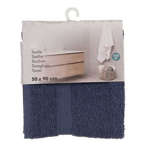 Πετσέτα μπάνιου Σκούρο μπλε Μπλε (50 x 90 cm)