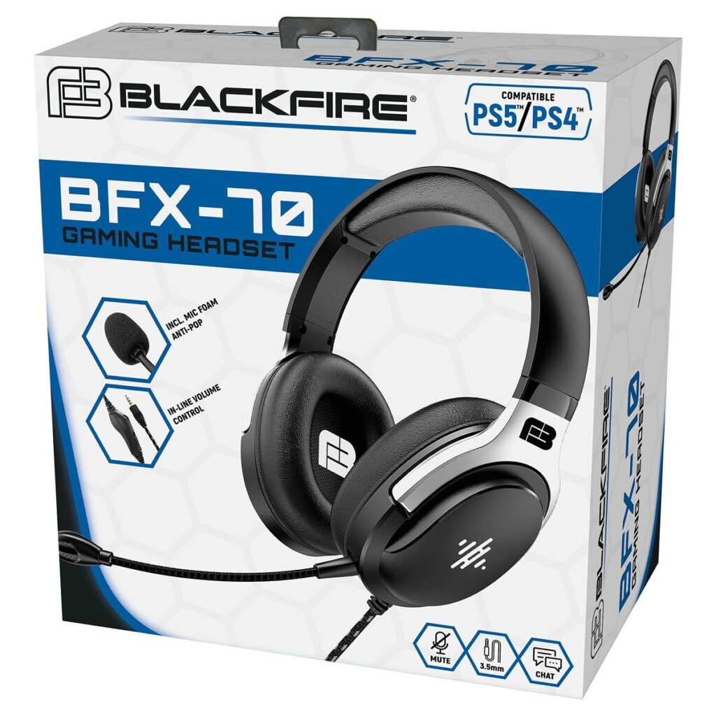 Ακουστικά με Μικρόφωνο Blackfire BFX-70 Μαύρο