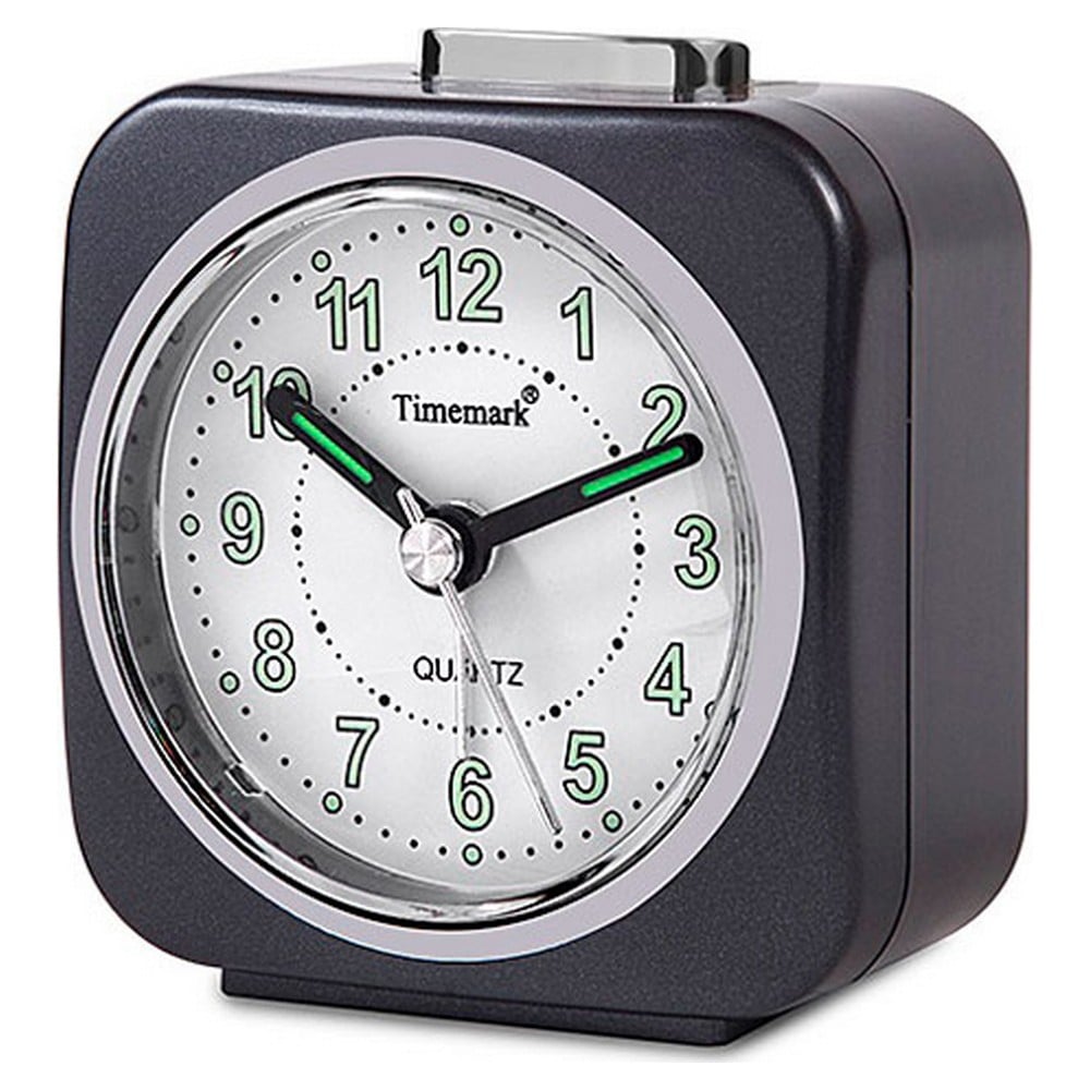 Αναλογικό Ρολόι Ξυπνητήρι Timemark Γκρι (9 x 8 x 5 cm)