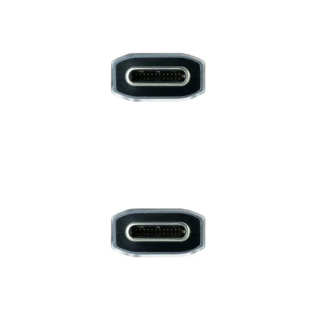 Καλώδιο USB C NANOCABLE 10.01.4101-COMB Πράσινο 1 m
