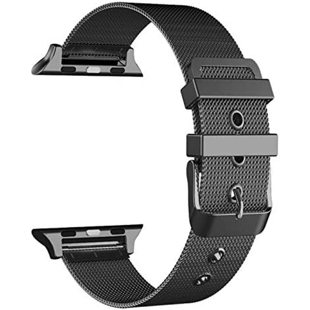 Λουρί για Ρολόι Cool Apple Watch Series 1/2/3/4/5/6/7/SE (42-44 mm) Μαύρο